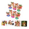 Ciieeo 12 Pcs Large Plastic Jingle Bells for Christmas Tree