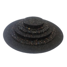 diconfa Circular Round Building Protection Mat Diameter 0.1 m to 1.4 m – Thickness 3 to 20 mm – Choice Diameter 430 mm (43 cm), 3 mm Thick – Protective Mat Round Rubber Granulate Mat Rubber