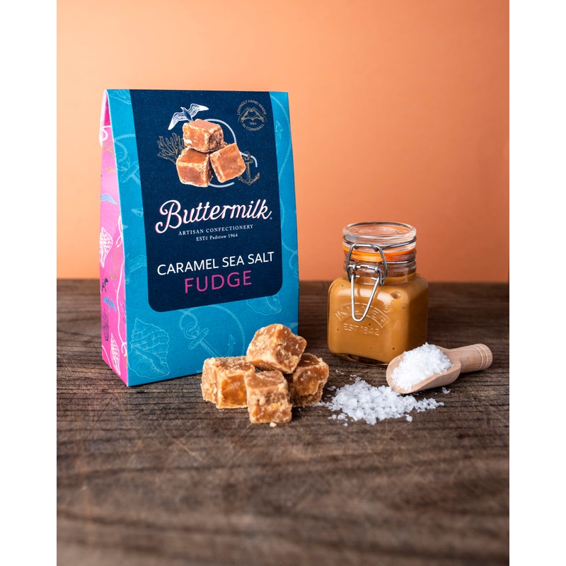 Buttermilk Luxury Caramel and Seasalt Fudge 150g