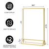 DOTUHAO Acrylic Sign Holder, 8.5 x 11 In 8 Pack