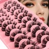 Cluster Lashes False Eyelashes Individual D Curl Russian Strip Lashes