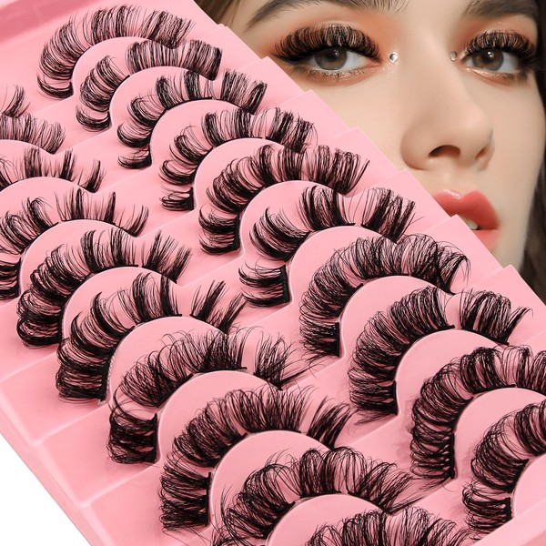 Cluster Lashes False Eyelashes Individual D Curl Russian Strip Lashes