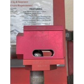 Little Firefighter NAGV-100 1' True 90 Degree Earthquake Seismic Shutoff Ball Valve