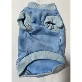 2 Pack Dog Shirt Vest Dog Clothes for Small Dogs Summer Waffle Puppy T-Shirts Soft Sleeveless Pet Clothes Lightweight Medium Large Doggy Outfit Cat Clothing (Blue+Grey, X-Small)