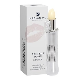 KAPLAN MD Perfect Pout - Pintalabios (tratamiento revitalizante + protector solar Spf 30), color blanco perla