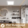 12 Inch Square LED Flush Mount Ceiling Light, 30W, 3000LM