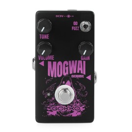 GOKKO Guitar Pedal Collection - Angels Chorus Mini Wah Portable Bluetooth Amp Fuzz Overdrive Distortion Delay Reverb Looper SonicFuel SonicBone Dripping Creepy Repeater Full Effects Adjustable Rate Depth Controls 9V DC Power LED Indicators:_MOWGAI OVERDRIVE