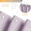 BTTN Lavender Shower Curtain - Linen Textured Heavy Duty Waterproof