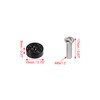 X AUTOHAUX 1 Set Bling Car License Plate Fasteners Screws