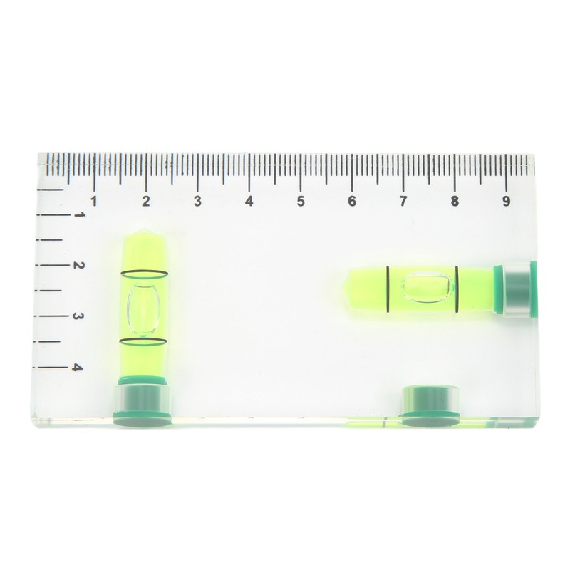 Two Dimensional Horizontal Bubble Level Portable Two Way Integrated Level