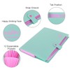 12 Pockets Expanding File Folder, HAISSKY Letter A4 Paper Pockets