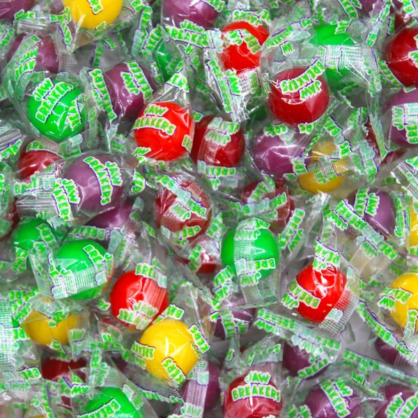 Fruit-Flavored Jawbreakers – Individually Wrapped Assorted - 1 Pound –