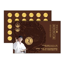 Kim O-gon Red Ginseng Gold Pills 3.75g x 30 pills + Shopping Bag / 김오곤 홍삼골드환 3.75gX30환+쇼핑백