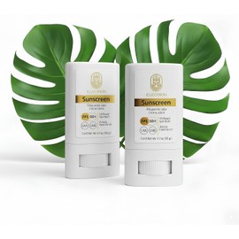 CLEOSKIN Kit 2 Bloqueadores Solares en Barra FPS 50  Proteccin UVAUVB  Con Vitamina C y cido Hialurnico  20g  Facial y Corporal  Textura Invisible y  