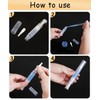 uadbau 6 Pcs 3ml Empty Cuticle Oil Pen with 4