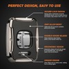TISFA Cigar Cutter Guillotine Stainless Steel Double Cut Blade Cigar