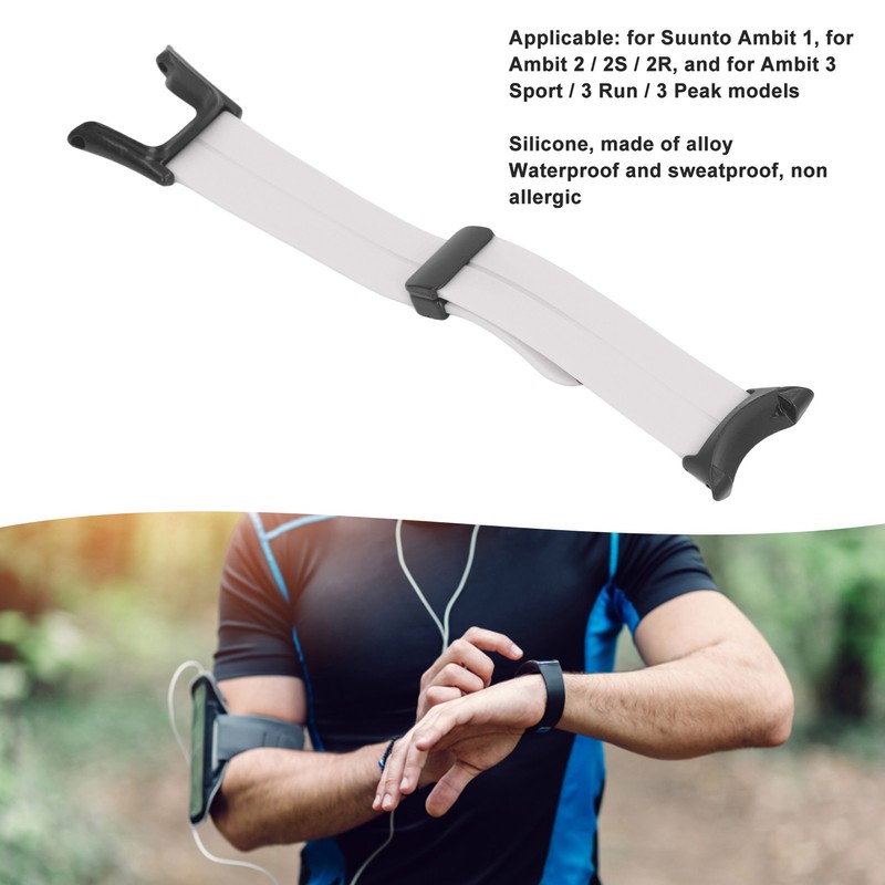 Magnetic Silicone Watchband for Suunto Ambit 1 2 2S 2R