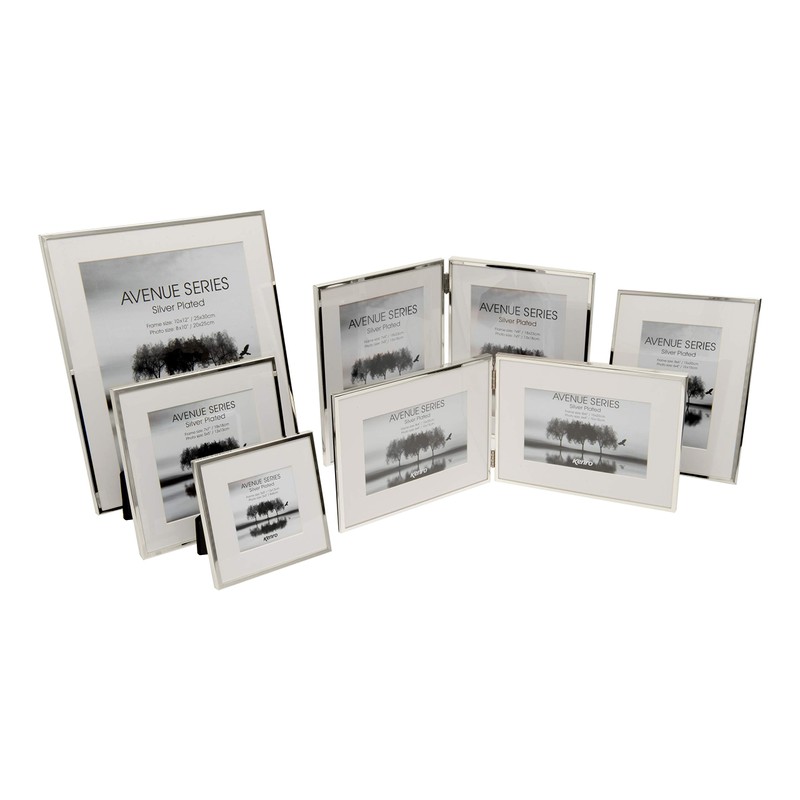 Kenro Avenue Silver Plated Photo Frame 5x5 Inch / 13x13cm