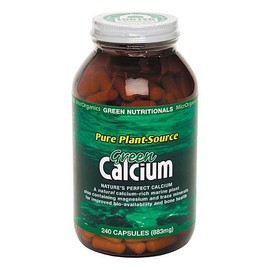 MicrOrganics Green Nutritionals Pure Plant-Source Green Calcium 240 Capsules