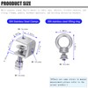6-Pack Small C Clamps – 304 Stainless Steel Beam Clamps