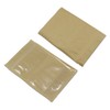 WACCOMT Pack Pack of 50 Clear Shape Brown Kraft Paper