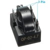 MEETOOT 1pcs QP-02-4.7 PTC Refrigerator Start Relay 3 Pin Coolers