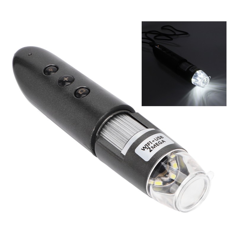 200X Magnification Skin Hair Scalp Detector 2MP Wifi USB High