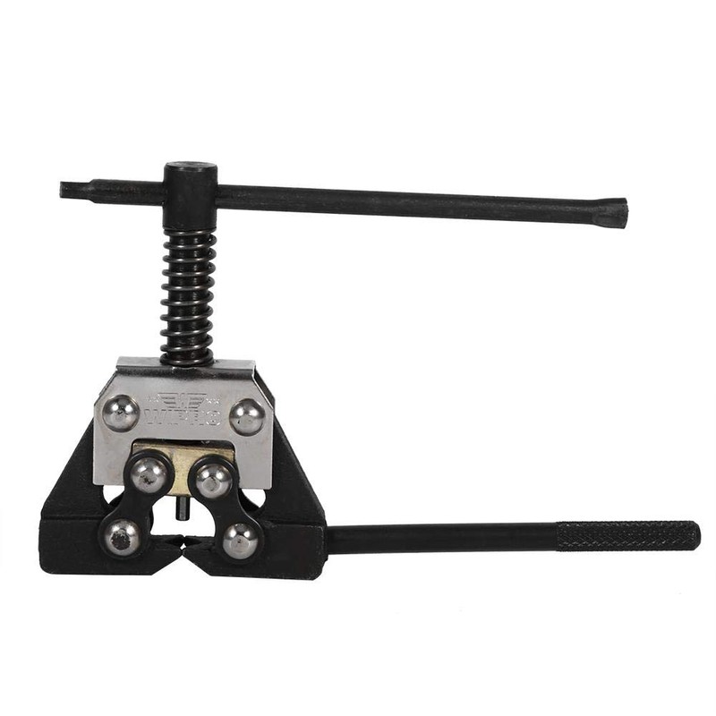 For chain separator, motorcycle chain rivet, divider connection removal tilt