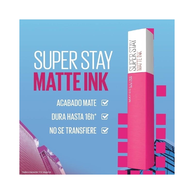 Labial líquido Maybelline SuperStay matte ink 155 pathfinder 5 ml