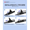 3 Wipers Factory Replacement for Jeep Cherokee 2014 2015 2016