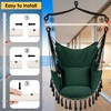 Y- STOP Hammock Chair Hanging Rope Swing, Max 500 Lbs,
