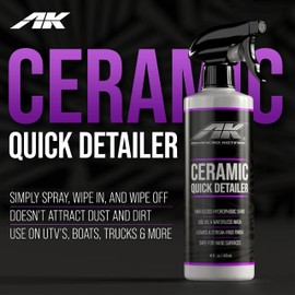 Advanced Kotings Ceramic Quick Detailer | Cleans, Protects and Enhances Treated Surfaces | UTV, Dirt Bikes, SRVs, Boats, Trucks | High Gloss Shine | 16 fl oz - 2 Pack