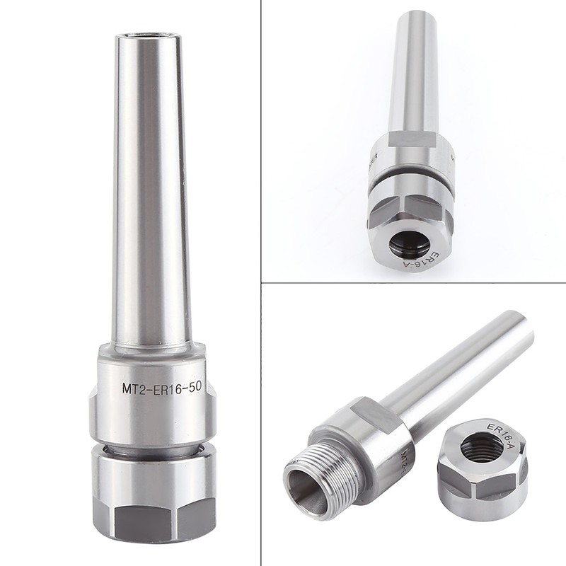 MT2‑ER16(M10) Taper Collet Chuck Holder Face Milling Arbor Adapter CNC