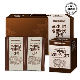 Cham&Deul Hwangto Nongwon 프리미엄 국산 상황버섯진액 70ml 30포 3박스(총90포) Premium Domestic Sanghwang Mushroom Extract Liquid 70ml 30 Packs 3 Boxes (Total 90 Packs)