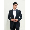 HISDERN Bow Ties for Men Polka Dot Selftie Bowtie and