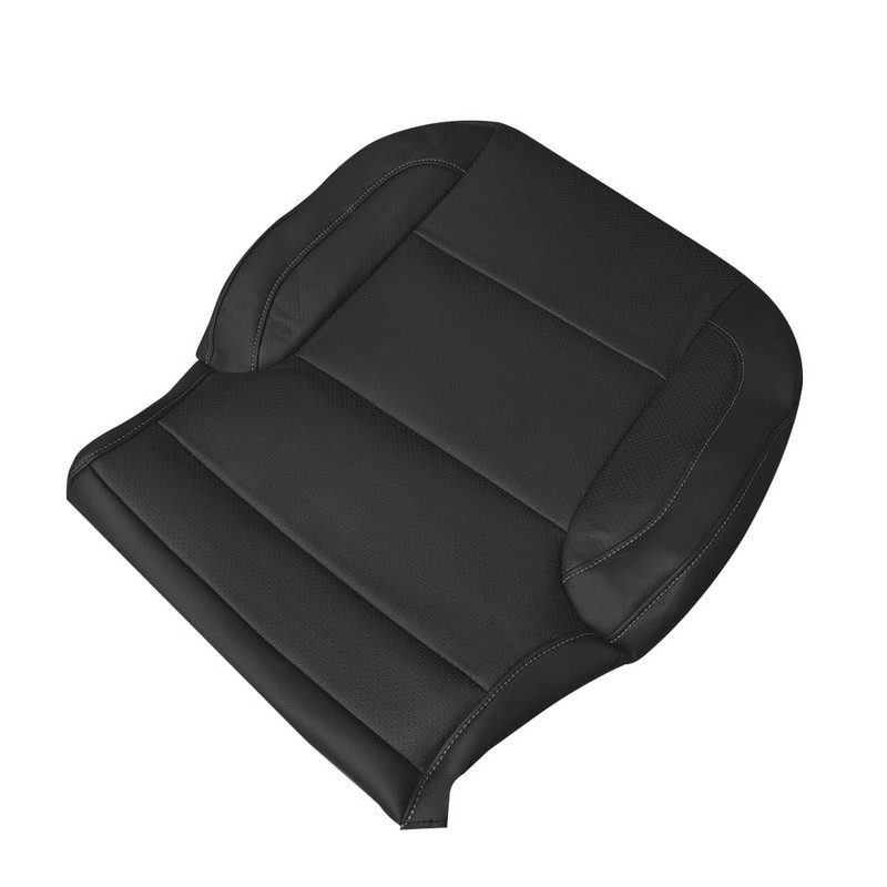 Tokinng Driver Side Bottom Leather Seat Cover Replacement for 2015-2019