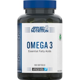 Applied Nutrition Applied Nutrition Omega 3 - Omega Fish Oil 1000mg, 180mg EPA & 120mg DHA per Softgel, Made in The UK (100 Soft-Gels)