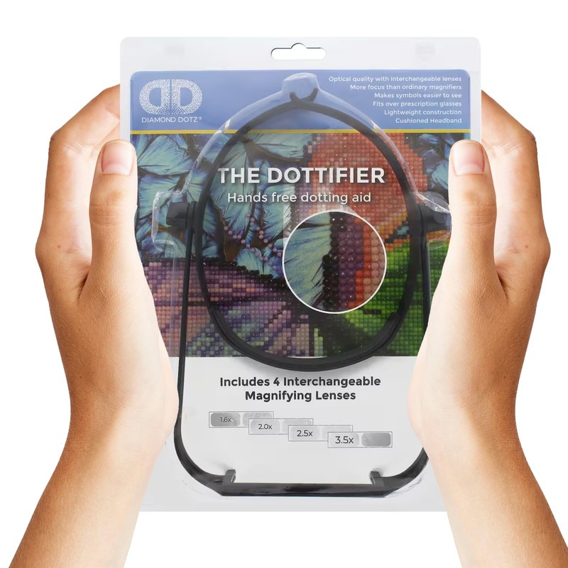 Diamond Dotz Dottifier Magnifier – Versatile Magnifying Glass Reading, Lightweight