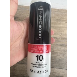 Wella Color Charm 10 Vol Cream Developer, gentle lift 7.8 fl oz