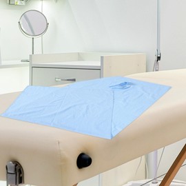 Minkissy Massage Bed Sheet Hole Fitted Cotton Spa Table Cover Water Washable Beauty Salon Bed Cover for Soft and Comfortable Design for Spas and Salons