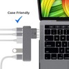 Extensor USB C para MacBook con funda, adaptador de extensión