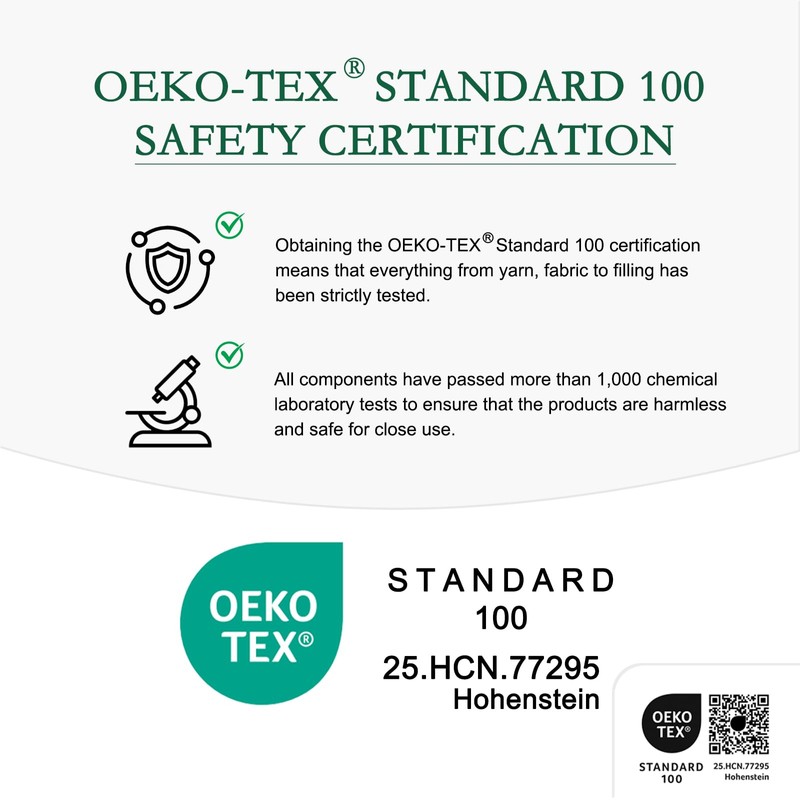 YOUR MOON Fluffy Support Bed Pillow Standard Size, Super Soft