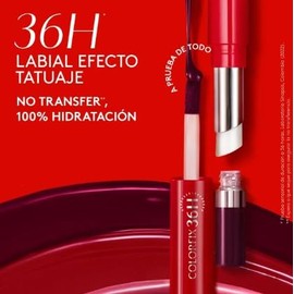 ESIKA Colorfix Duo Tattoo Lipstick 36H with Moisturizing Balm Vino Deliss