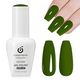 CHERIMOYA Esmalte en Gel para Uñas 15ml Gama de Colores Gel Polish Colorido UVLED Brillo Duradero, Esmalte Semipermanente Profesional Manicure Salón D