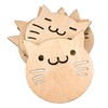 CHIC&CHARM Set of 8 Wooden Cat Coasters - Perfect Decoration