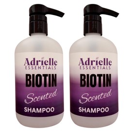 Black Canyon Home and Body Adrielle Essentials Bartlett Pear & Brandy Scented Biotin Hair Shampoo, 16 Oz (2 Pack)