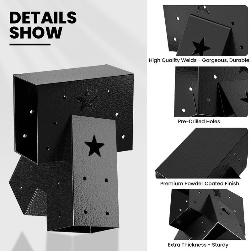 Heavy Duty Swing Set Brackets Kit with 2 A-Frame Brackets