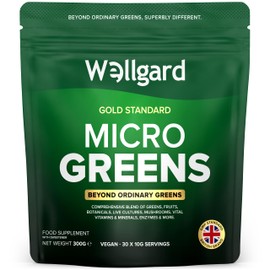 Wellgard Micro Greens 300g – Beyond Ordinary Super Greens, 57 Ingredients, 84 Scientifically Proven Health Benefits