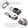 YAMASO,6Pcs 304 Stainless Steel M32 Silver Single Pulley Block Wire