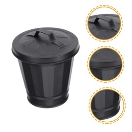 Cabilock 4piezas Mini Basurero De Metal Para Escritorio Bote De Basura De Hierro Para Encimera Para Oficina y Cocina Decoración Vintage De Estilo Campestre